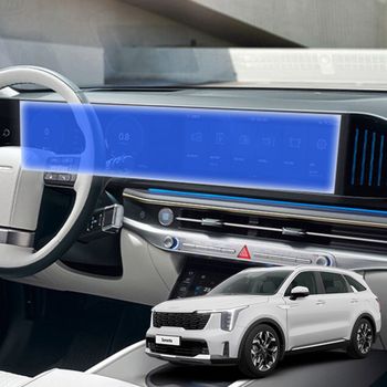 쏘렌토MQ4 765VPI07 페이스리프트 선명한 차량 보호필름 네비게이션 디스플레이