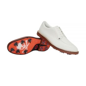 GFORE 지포어 GALLIVANTER GLOCK LEATHER LUXE SOLE GOLF SHOE (GMF000005-SNOW) (남성 갤리밴터