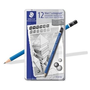 고품질 스테들러 100 G12 마스 루모그라프 전문가용 연필 12본 세트 ...