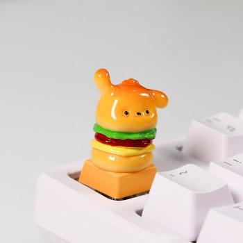 쫑긋멍 햄버거 강아지 캐릭터 포인트 기계식 키보드 키캡 2종 택1 (S31595426)