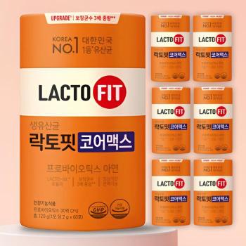종근당건강 락토핏 코어맥스 6통(12개월분) 장건강 생유산균 (S33306442)