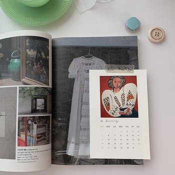 2021 앙리마티스 엽서달력 탁상 캘린더