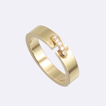 [중고] 고이비토 쇼메 리앙 에비당스 5P 다이아 반지 K0204SM