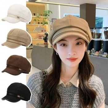 여성 카페 빵모자 뉴스보이캡 레더벨트 파티쉐 알바