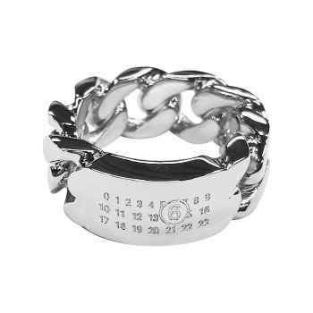 [끝장정리할인]MM6메종마르지엘라 미니멀 로고 반지 SM6UQ0104 P8371 951