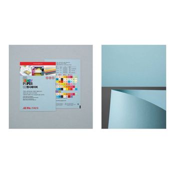 OA팬시페이퍼A4 P43 연청색 25매 80g 1개 a4용지5000매75g a3용지 hp복사용지 한솔a4