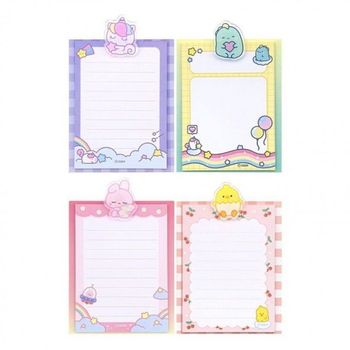 클립 메모보드 움짤 고정 보드 12개 메모지 캐릭터클립 단체선물 판촉물