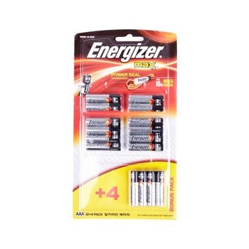 알카라인 에너자이저 AAA건전지 12+4P 맥스 건전지 충전지 배터리