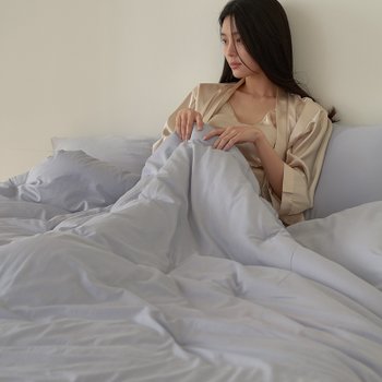 호텔 100수 고밀도워싱 순면 차렵이불(SS이불베개세트)