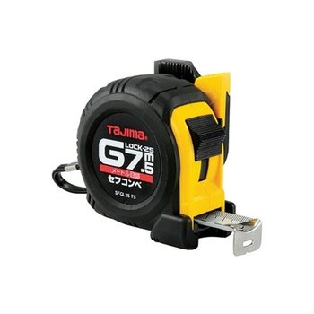 TAJIMA 줄자(안전자동G그립)_SF-GL25-75BL 7.5M-WC185FC