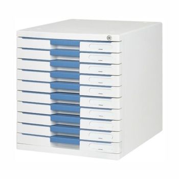 시스맥스 375IAS34 뉴맥스 서류함 10단 BL 280027/305x360x325mm (1개)