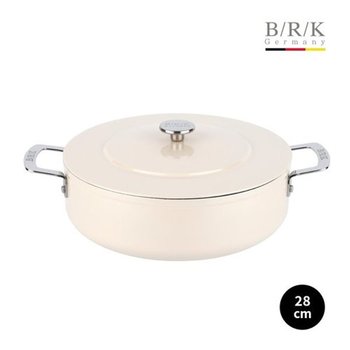 에볼루션 풀 인덕션 전골냄비 28cm (밀크)