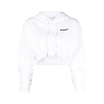 [해외] 오프화이트 헬베티카 크롭 후디 OWBB020C99JER0010110