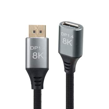 Coms 8K 디스플레이포트 연장케이블 2M DP 1.4V UHD 시네뷰 모니터 케이블 연장선 변환