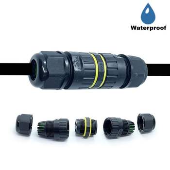 EW-M20 태양광 케이블 연장 커넥터 방수 0.5-2.5SQ 24A 3핀 9-12mm (HAC7004)