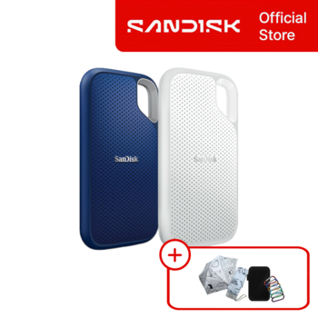 샌디스크 익스트림 포터블 SSD 2TB~8TB 외장하드 로얄블루/화이트 사은품 풀패키지