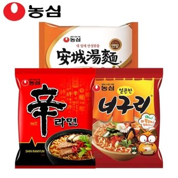 농심신라면10봉+안성탕면10봉+얼큰너구리10봉 (총30봉)