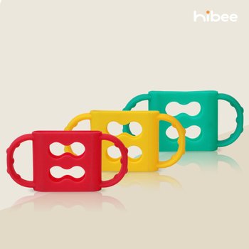 하이비 젖병손잡이 치발기 3P세트 더블하트 유미 젖병 외 다수호환