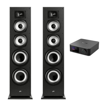 WiiM(윔) Amp Ultra + 폴크오디오 XT70 오디오 스피커