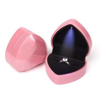 LED 하트 반지 케이스 종이케이스 보석보관함 주얼리선물 선물케이스 (W99B855)