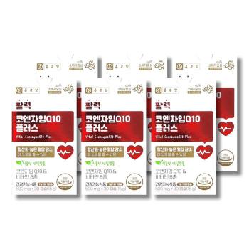 종근당 활력 코엔자임Q10 플러스 500mg 30캡슐 6박스 /wb (S47790403)