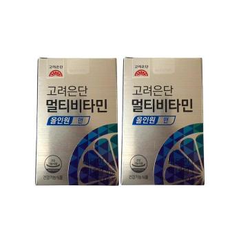 고려은단 멀티비타민 올인원 맨 60정 x 2개 (S49750004)