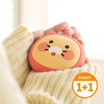 아트박스/더블유아이 [1+1 SET] 손난로 보조배터리 5000mAh 카카오/니니즈