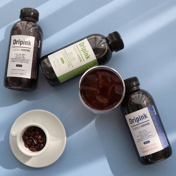 디카페인 500ml x 4병 더치커피(콜드브루)원액 카페인 99.9% 제거 시나몬 오렌지