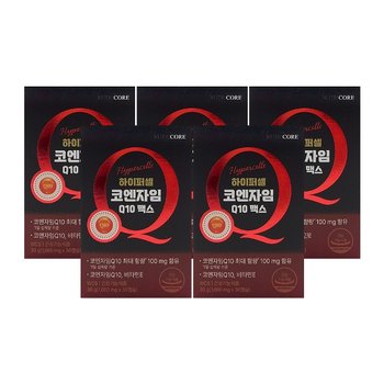 뉴트리코어 하이퍼셀 코엔자임Q10 맥스 1000mg x 30캡슐 x 5박스 /Hb