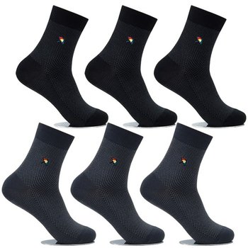 남성정장양말 중목 6켤레 AP5546 남자면양말 구두양말