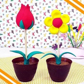 5인셋 봄 피어나는 꽃 햇살에 초등만들기 유아미술활