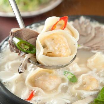 삼삼한 맛있는 멸치 만두국세트(왕만두1400g+멸치맛 스프9gx3봉) (S50787282)