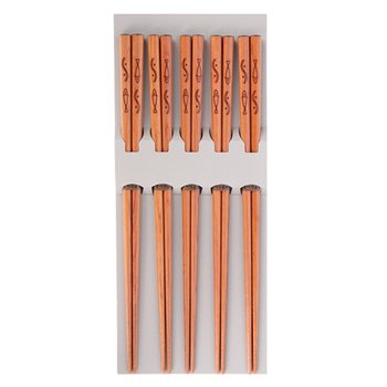 [이시다] 물고기패턴 나무젓가락 23cm(5P) (67007)