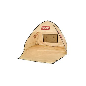 [해외] 챔스 (CHUMS) 3인용 팝업 썬쉐이드 베이지 H127×W198×D147 (+89) cm CH62-1955-B001-00