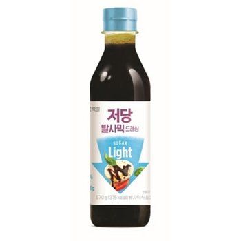 백설 저당 발사믹 드레싱 570g