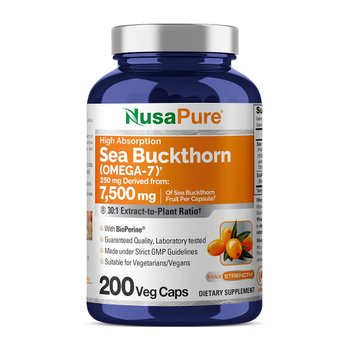 [해외] 누사퓨어 시벅턴 오메가7 200정 2250mg Sea Buckthorn Omega 7