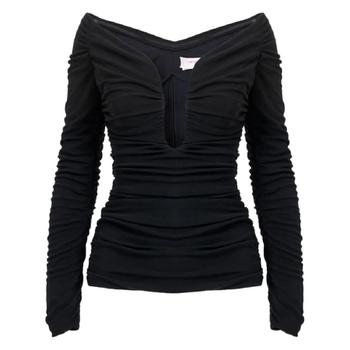 26 SS 캐롤리나헤레라 U넥 주름 탑 F2415N201JRS TP430022142