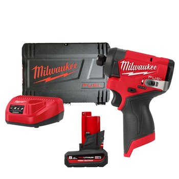 밀워키 M12 FID2-501X 12V 임팩 드라이버 5A 1개 세트