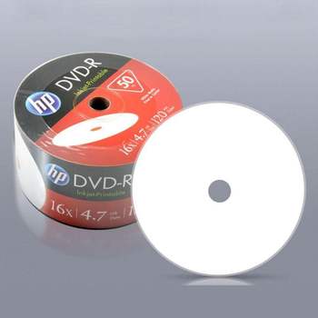 HP Media DVD-R Printable 16x 4.7GB 50P 벌크팩 공DVD DVD DVDRW 공디브이디 디브이디