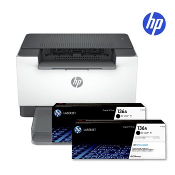 [프린터 보증 추가 1년 연장행사] HP 흑백 레이저프린터 M211D +W1360A-2개 /양면인쇄