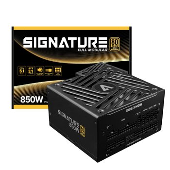 시그니처 850W 80PLUS 골드 풀모듈러 ATX 3.1 블랙 PC 파워