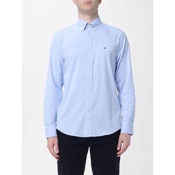 [해외] 타미힐피거 Mens Shirt Tommy Hilfiger MW0MW41353 Gnawed blue C3Q [관부가세포함]