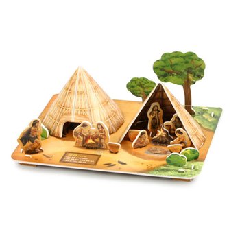 신석기시대의 움집(소) - 스콜라스 역사 한국사 입체퍼즐 3D교구