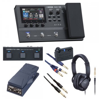 [해외] 보스 GX-10 기타 이펙트 프로세서 FS-1-WL + EV-30 + BT-DUAL