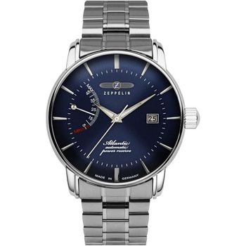 [해외] 독일 제플린 시계 2097747 Zeppelin Automatic 워치 for Men Power Reserve Atlantic Blue 8462M