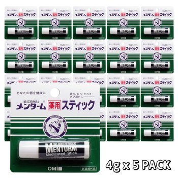 [해외] 일본 Omi Menturm 오미 멘텀 메디컬 립밤 멘솔 4g 20개입