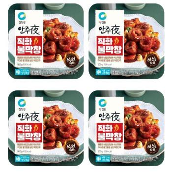 [청정원] 청정원 안주야 논현동 포차스타일 불막창 160g x 4개 맛있는 안주 야식 (S39634893)