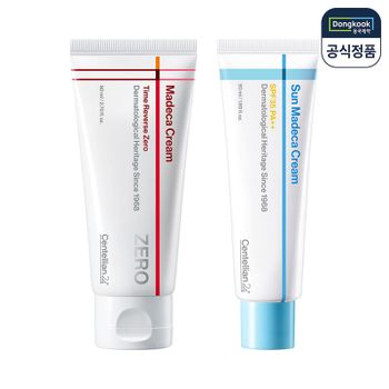 센텔리안24 마데카크림 타임리버스 제로 80ml 1개+선 마데카 크림 50ml 1개..[35813396]