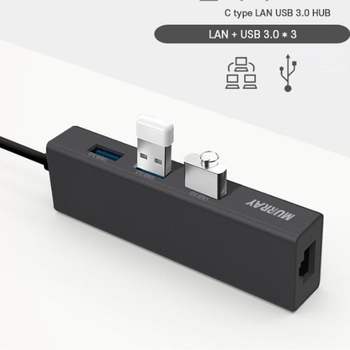 C타입 3포트 랜USB 컨버터허브 c타입 컨버터 랜허브 랜선허브 인터넷허브