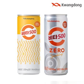 광동 비타500F 240ml x 24캔 + 비타500 제로 스파클링 250ml x 24캔
